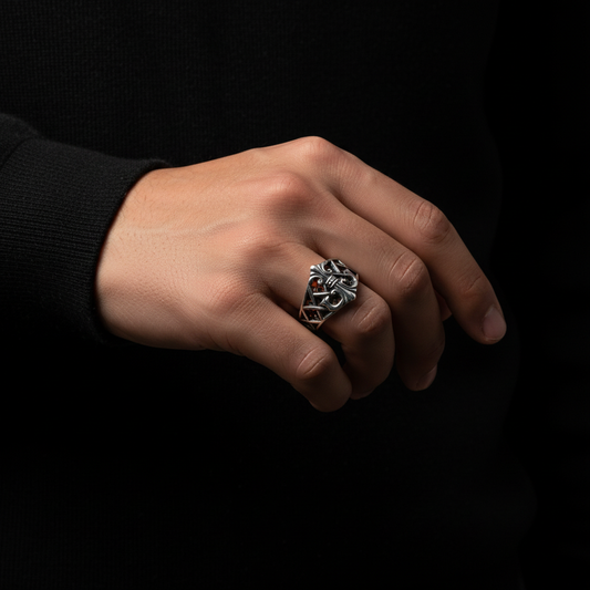 Anchor Ring worn