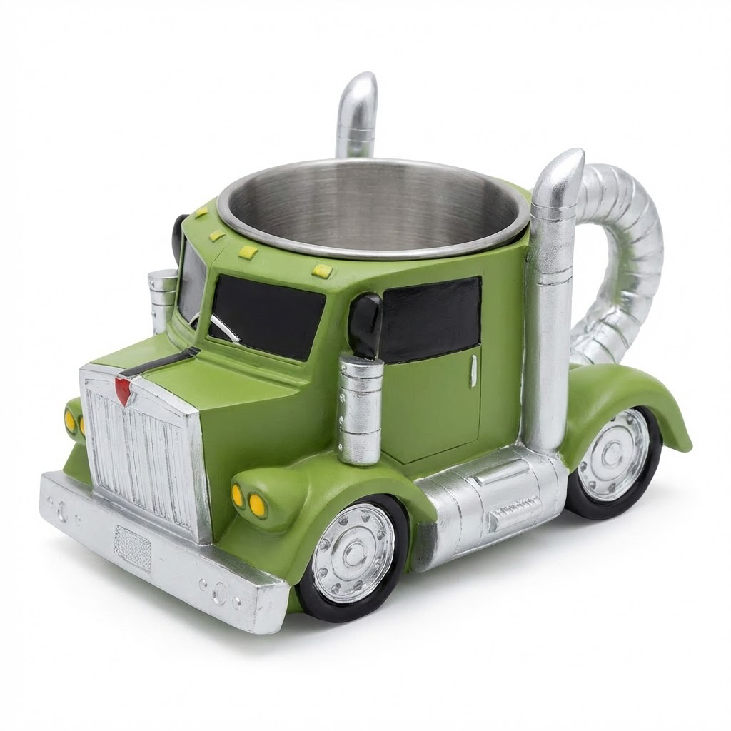 Creative 3D Truck Shaped Mug - Perfect Gift for Truck Drivers