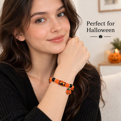 Limited Edition Halloween Crystal Beaded Bracelet (6 Spooky Styles)