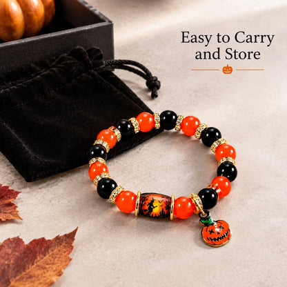 Limited Edition Halloween Crystal Beaded Bracelet (6 Spooky Styles)