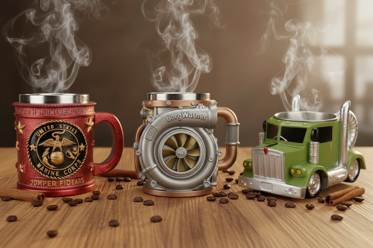 3D创意马克杯系列背景