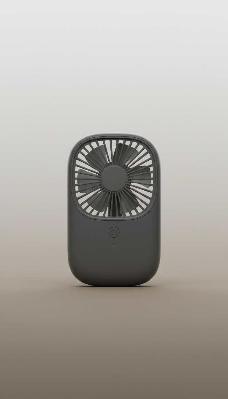 Portable Handheld Fan Charcoal Fog