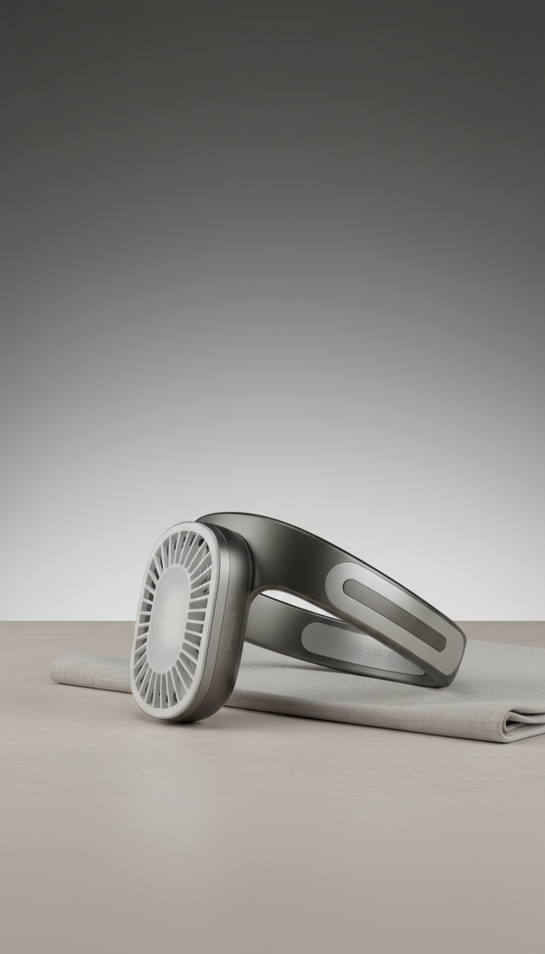 Wearable Cooling Fan Night Steel