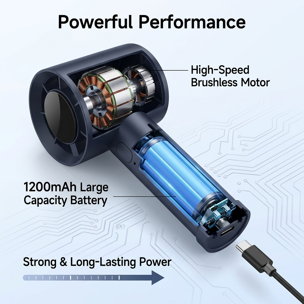 SipTrick™ H3 Handheld High-Speed Fan