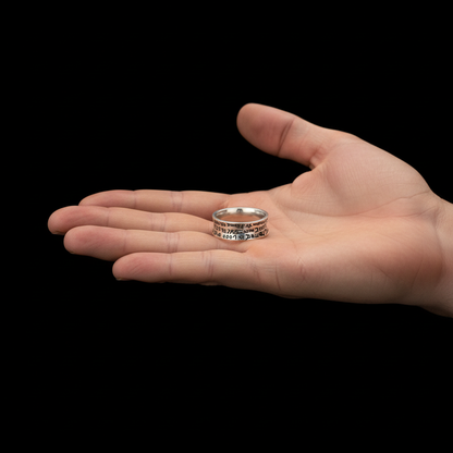 Graffiti Letter Ring size reference