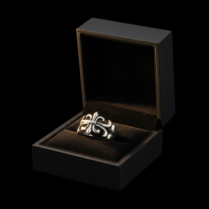 Vintage Cross Ring gift box packaging