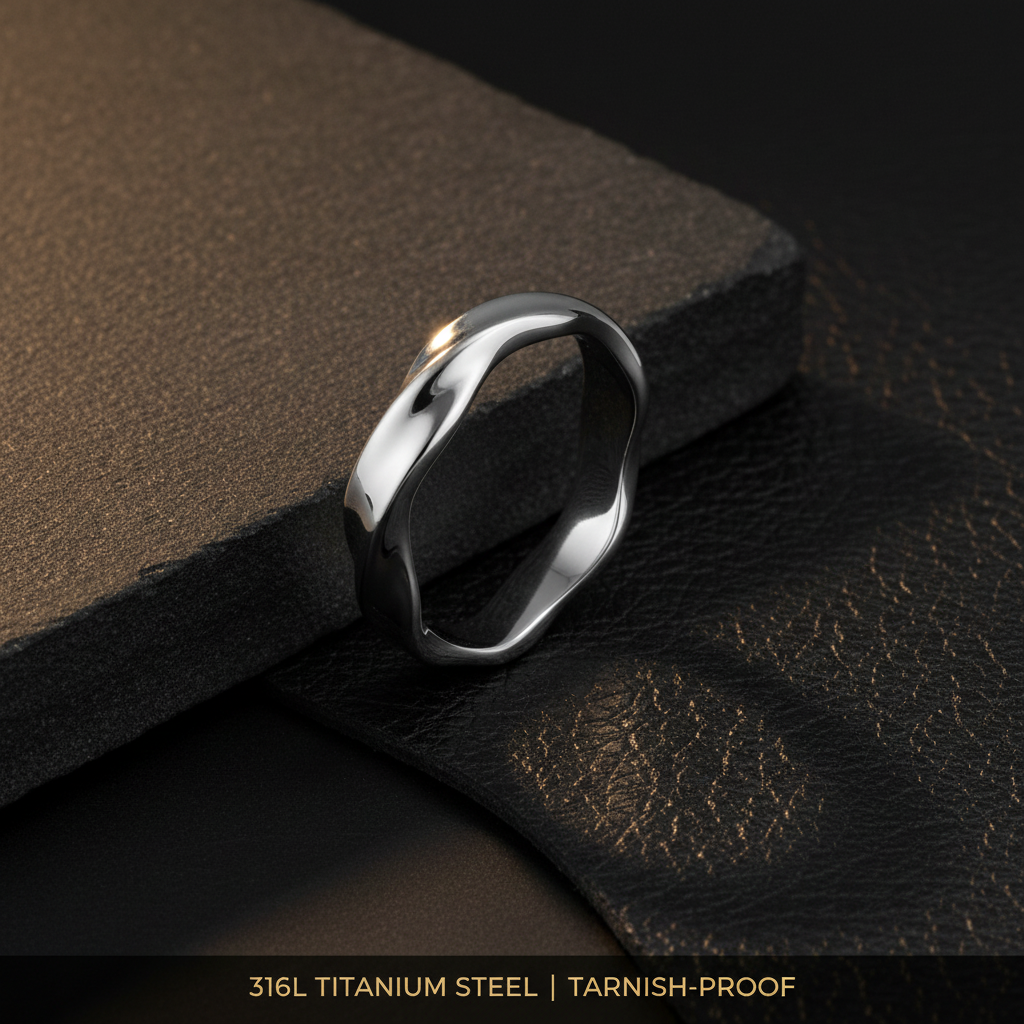 Mobius Ring material 316L titanium steel