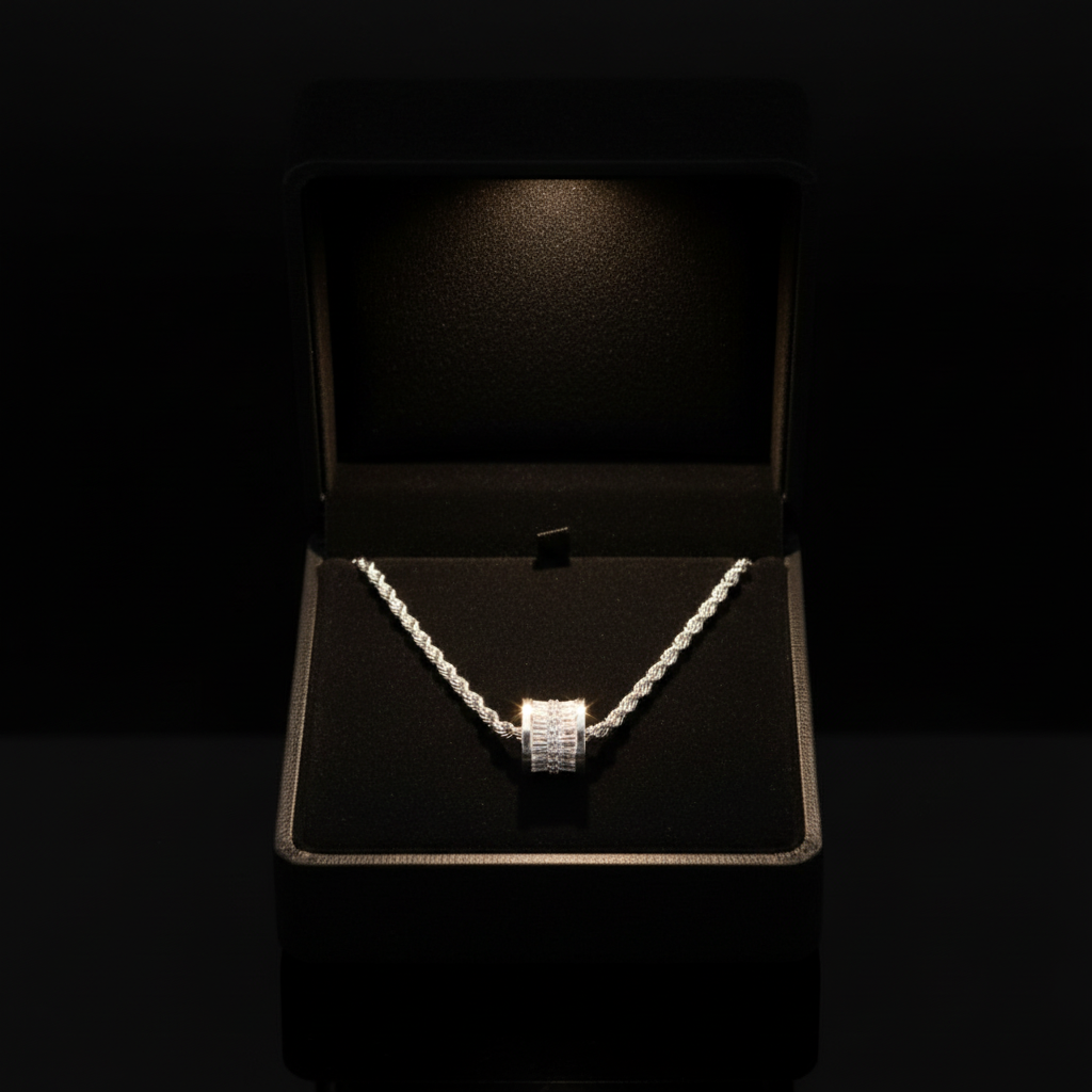 Barrel Pendant Necklace gift box packaging