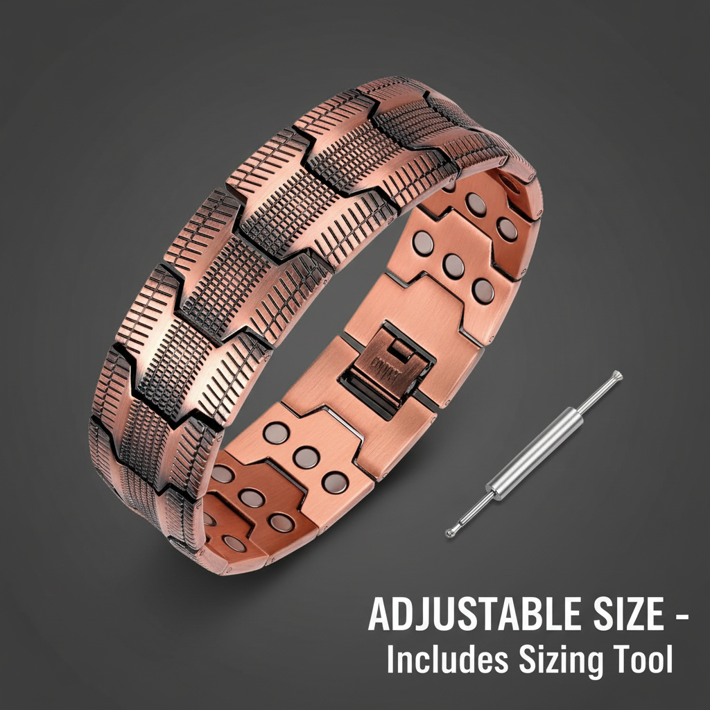 Adjustable size with included sizing tool