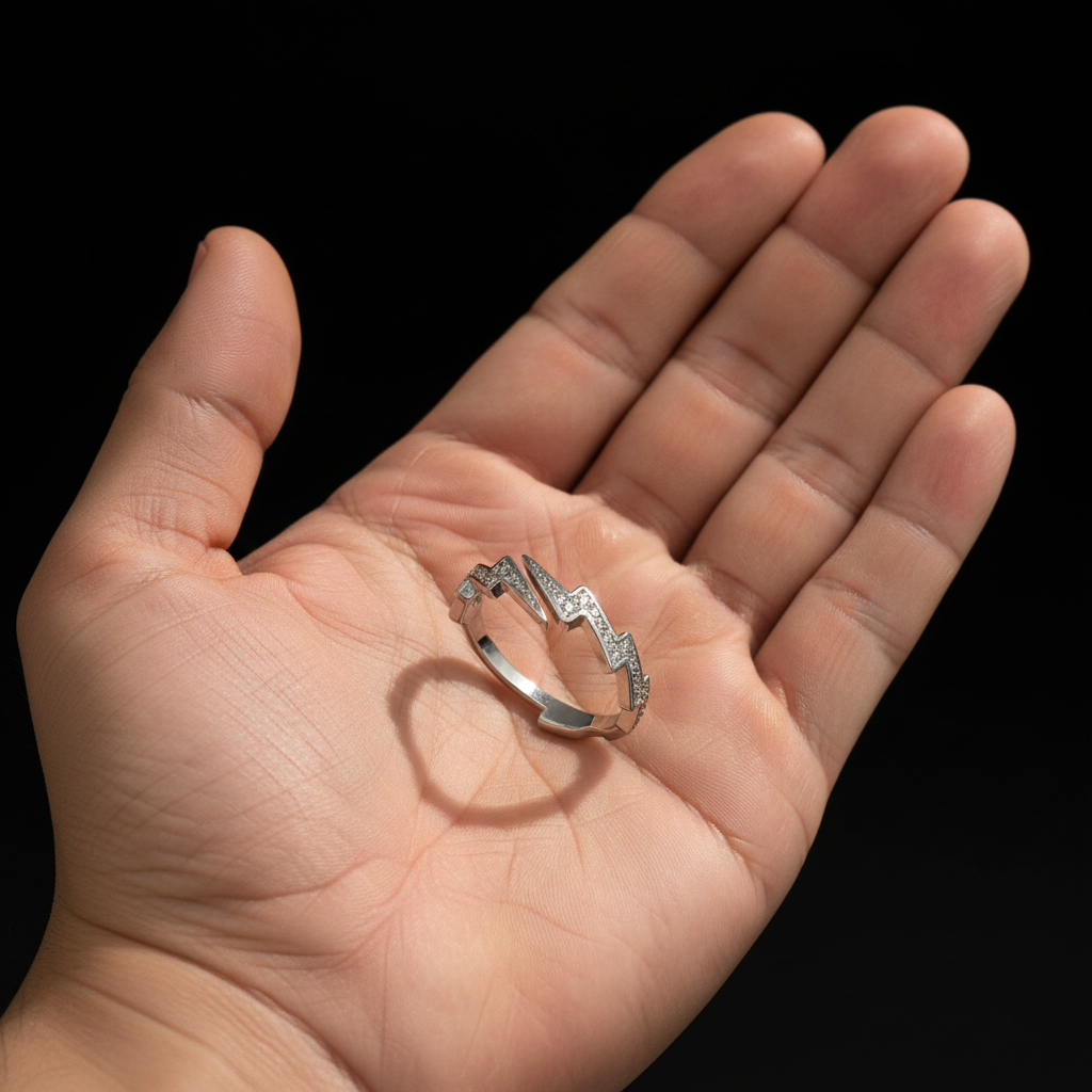 Lightning Bolt Ring size reference