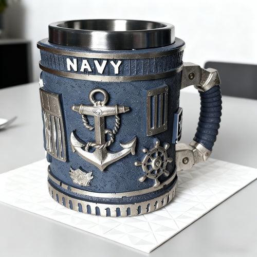 3D Military Mug Collection - Armed Forces Coffee Cup | Stainless Steel Tactical Mug