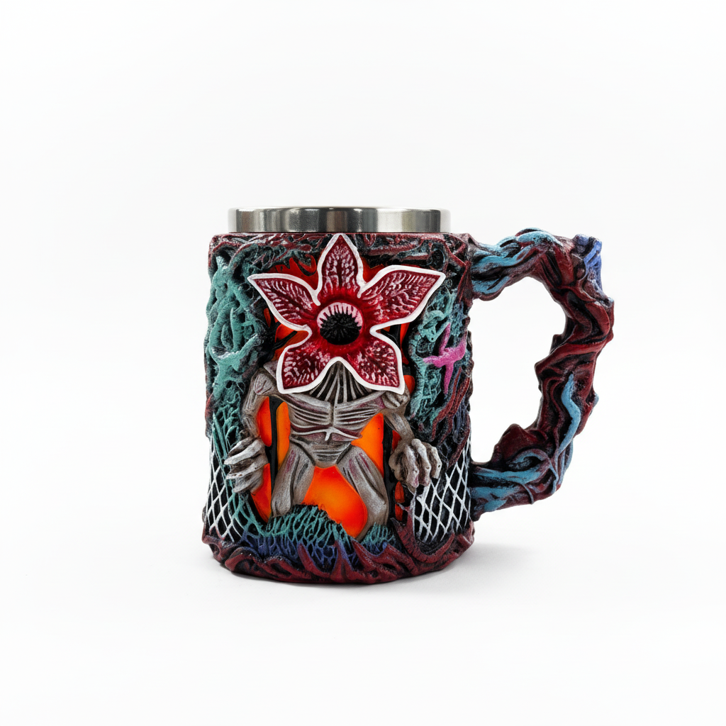 Stranger Things Demogorgon 3D Mug - Pure White Background